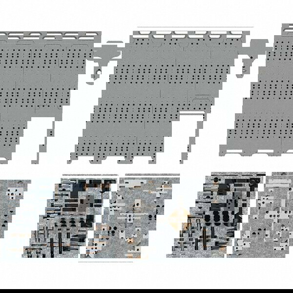 70 Piece 360 x 720mm Magnetically Interlocking CMM Fixture Kit